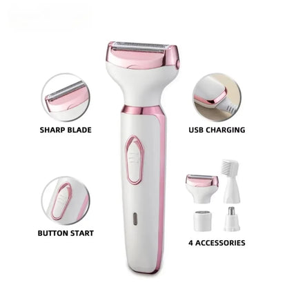 Flinzy™ 4-in-1 Electric Shaver